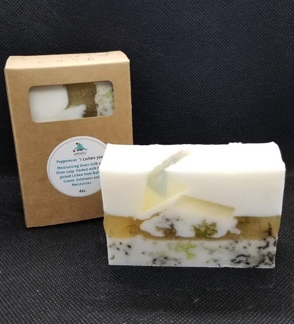 Peppermint "i lichen you" hand and body soap